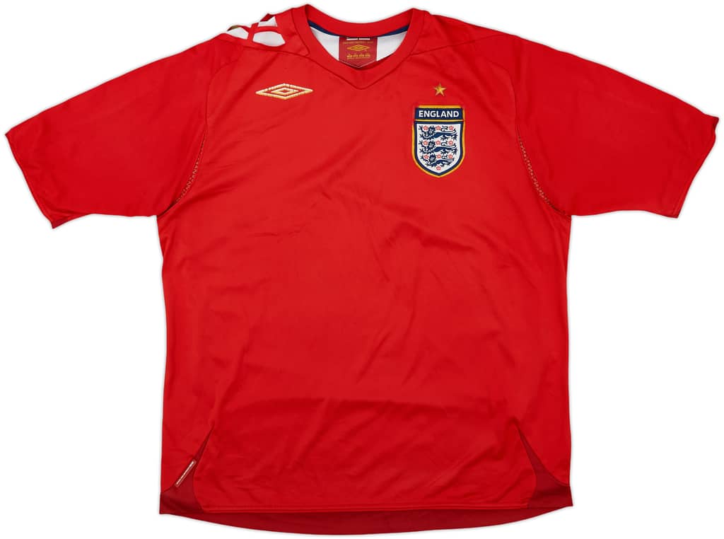 2006-08 England Away Shirt - 5/10 - (XL)