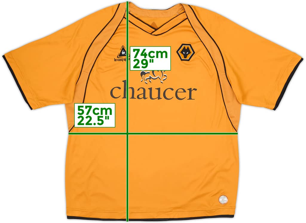 2006-08 Wolves Home Shirt - 8/10 - (XL)