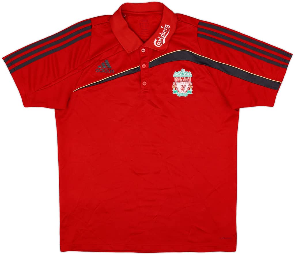2009-10 Liverpool adidas Polo Shirt - 7/10 - (L)