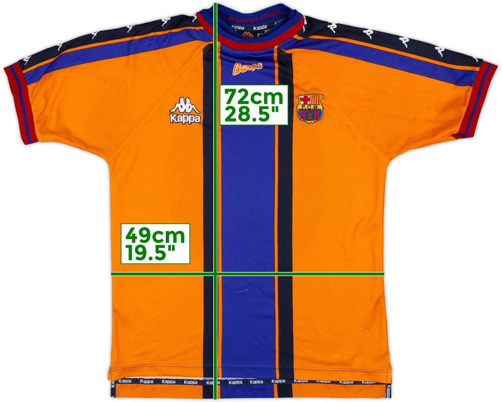 1997-98 Barcelona Away Shirt - 8/10 - (M)