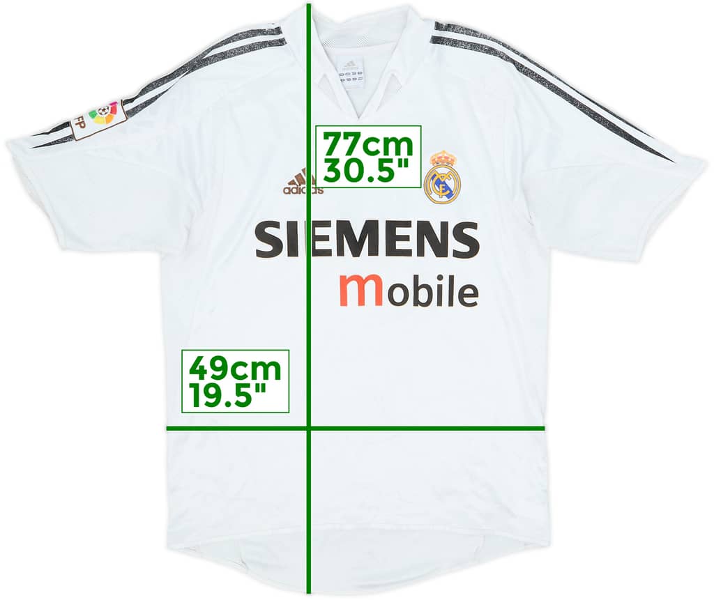 2004-05 Real Madrid Home Shirt - 5/10 - (S)