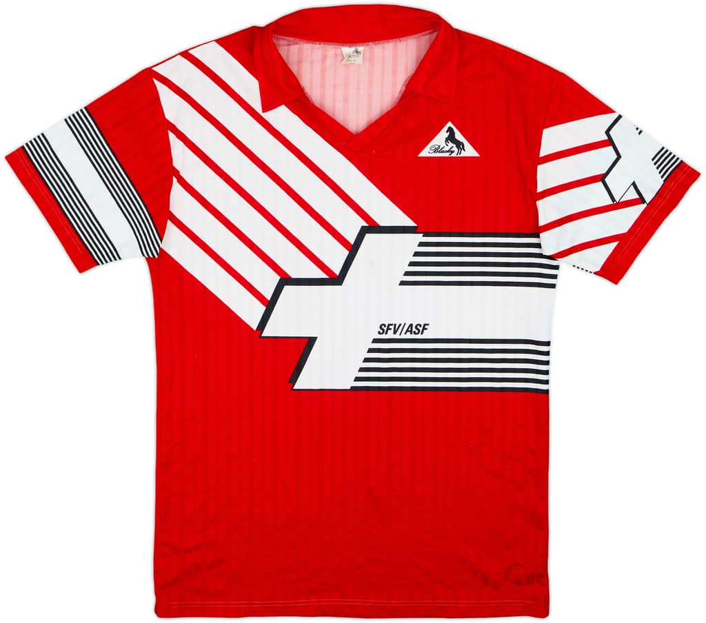 1990-92 Switzerland Home Shirt - 8/10 - (L)