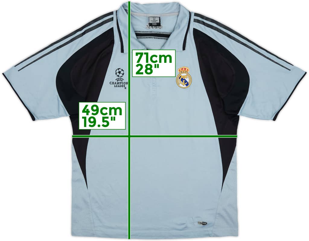 2004-05 Real Madrid CL adidas Training Shirt - 8/10 - (M/L)