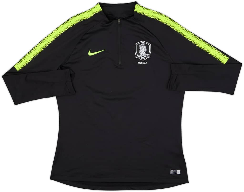2018-19 South Korea Nike 1/4 Zip Drill Top - 8/10 - (L)