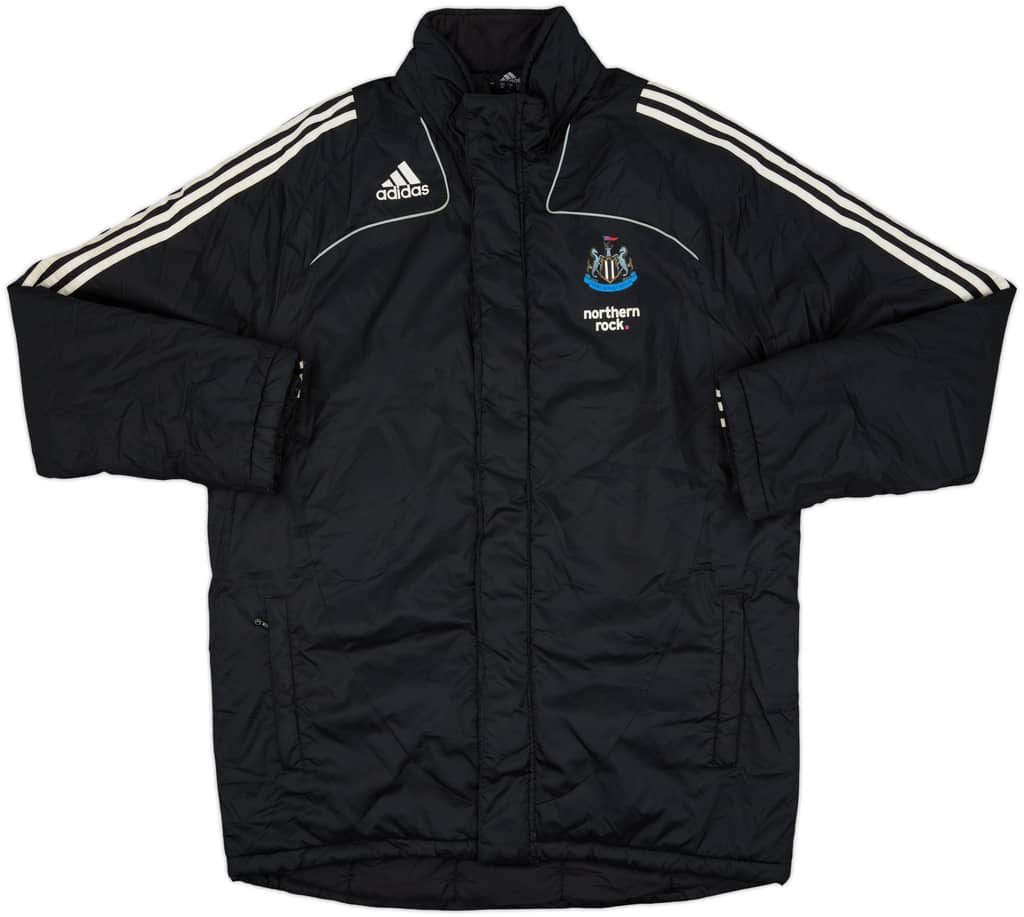 2008-09 Newcastle adidas Padded Bench Coat - 7/10 - (L)