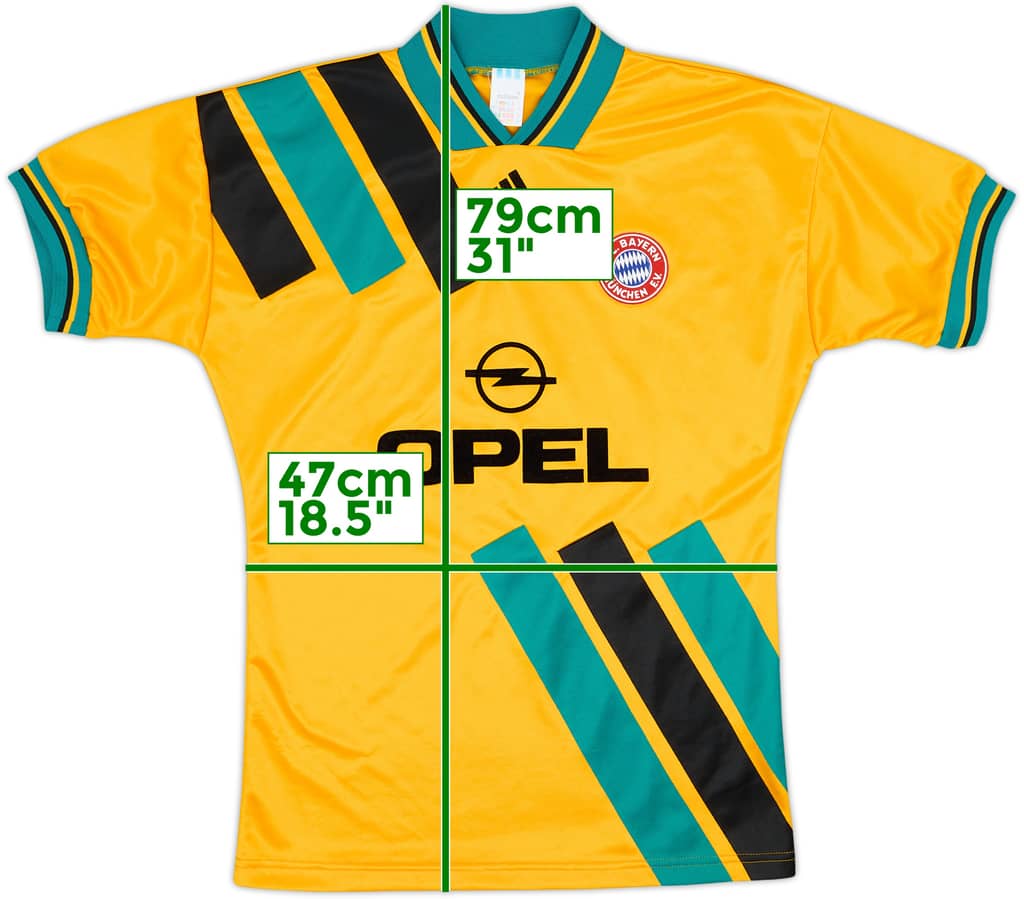 1993-96 Bayern Munich Away Shirt - 9/10 - (S)