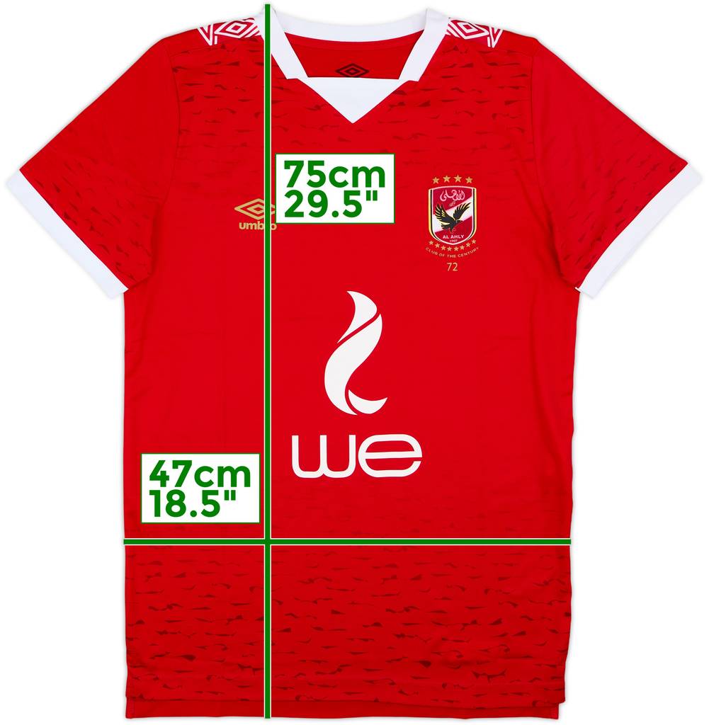 2019-20 Al Ahly Home Shirt - 9/10 - (M)