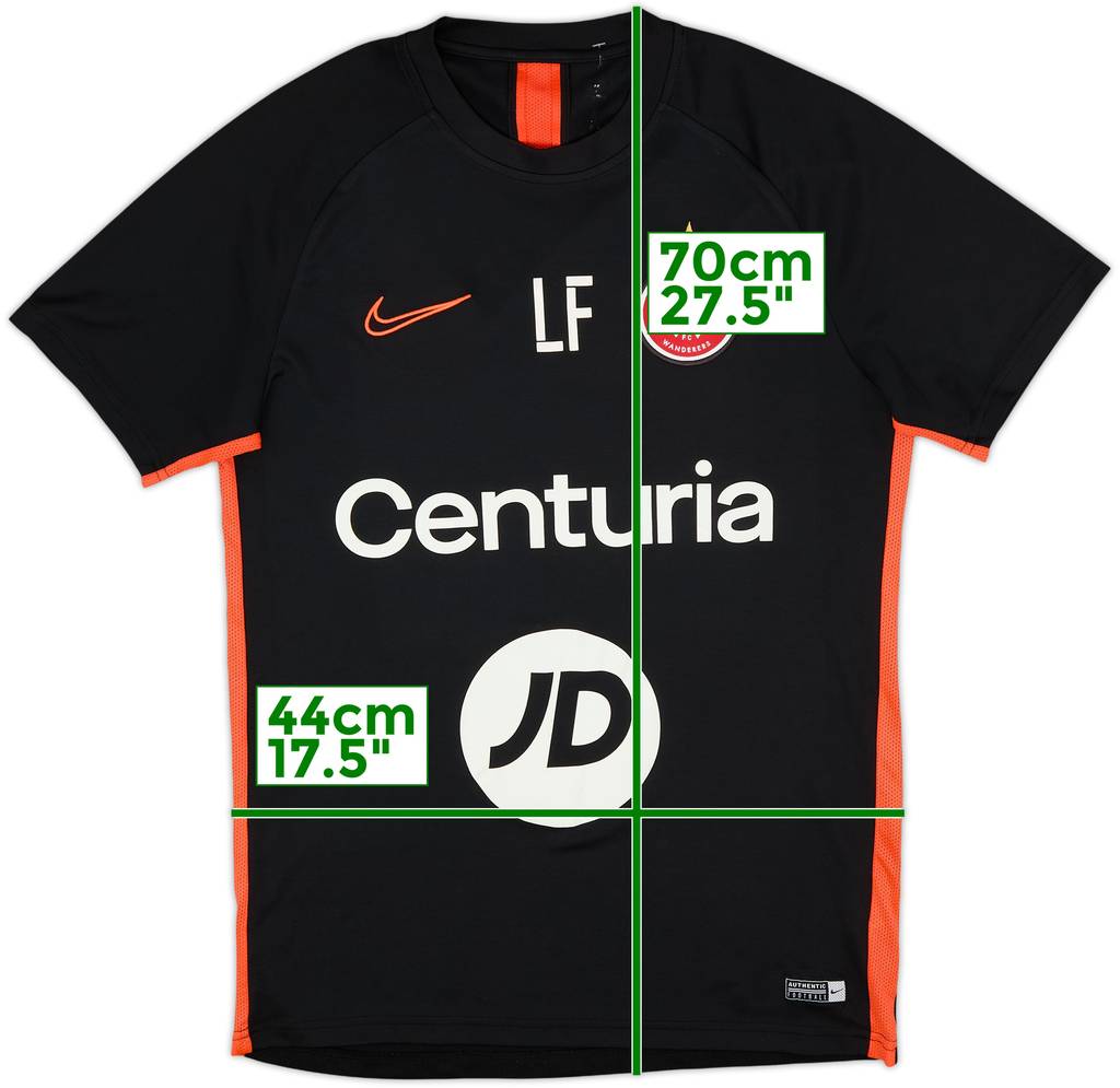 2019 Western Sydney Wanderers Nike Training Shirt LF - 8/10 - (S)