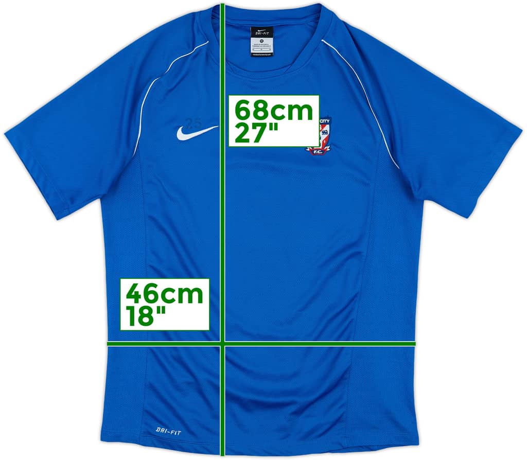 2013-15 York City Player Issue Nike Training Shirt #25 - 6/10 - (M)