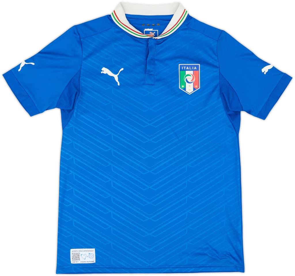 2012-13 Italy Home Shirt - 8/10 - (L.Boys)