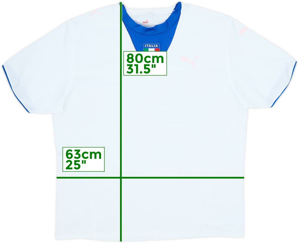 2006 Italy Away Shirt - 3/10 - (XXL)