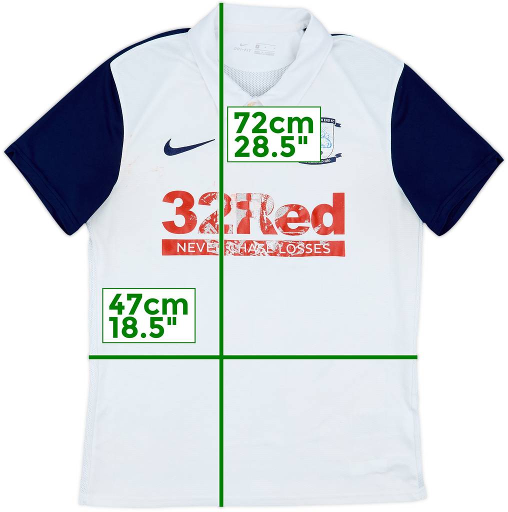 2020-21 Preston North End Home Shirt - 4/10 - (M)