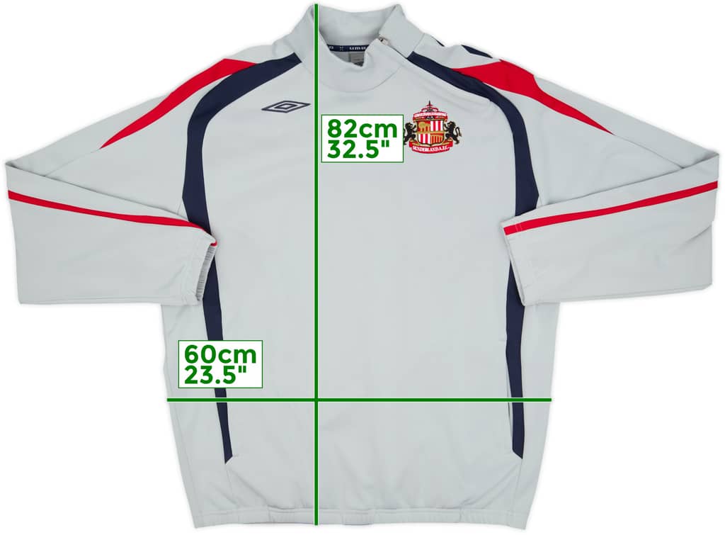 2007-08 Sunderland Umbro 1/4 Zip Drill Top - 8/10 - (XXL)