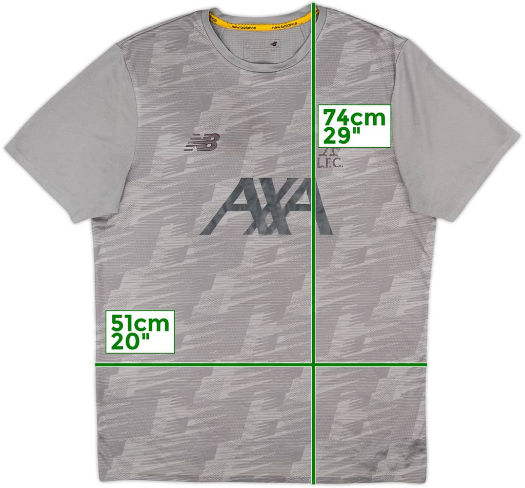 2019-20 Liverpool New Balance Training Shirt - 8/10 - (L)