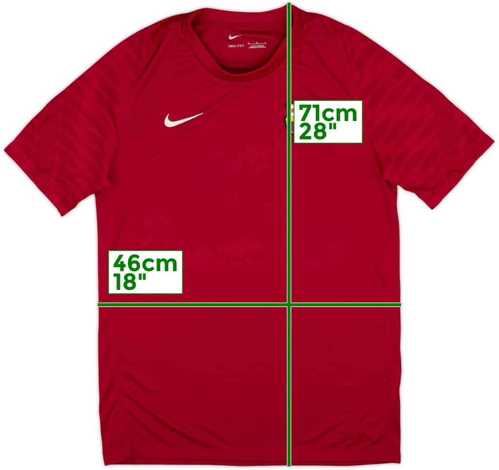 2021-22 Barcelona Nike Training Shirt - 10/10 - (M)