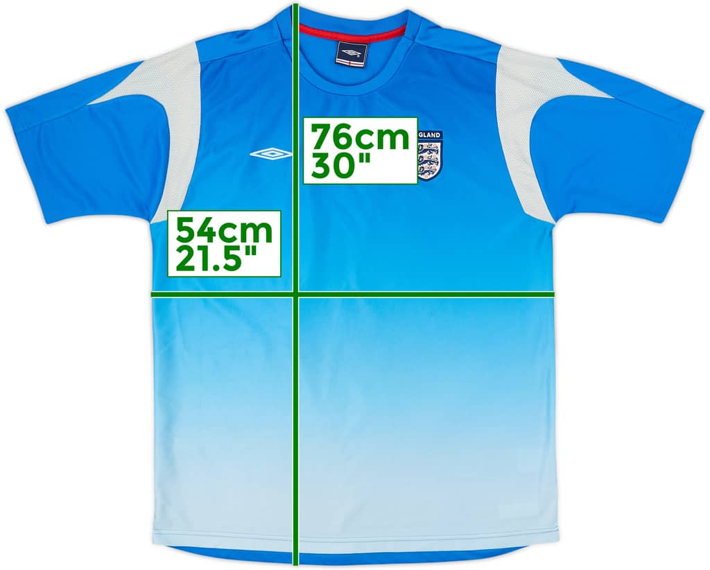 2004-06 England Umbro Training Shirt - 9/10 - (L)