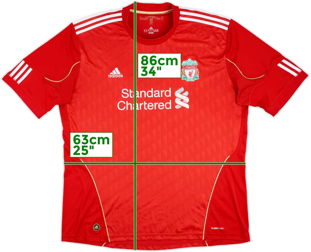 2010-12 Liverpool Home Shirt - 4/10 - (XXL)