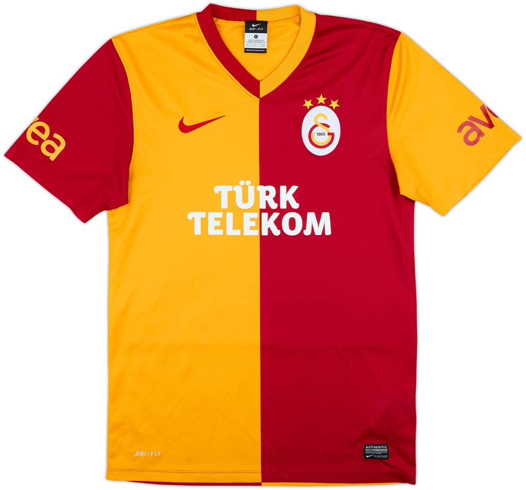 2012-13 Galatasaray Basic Home Shirt - 6/10 - (S)