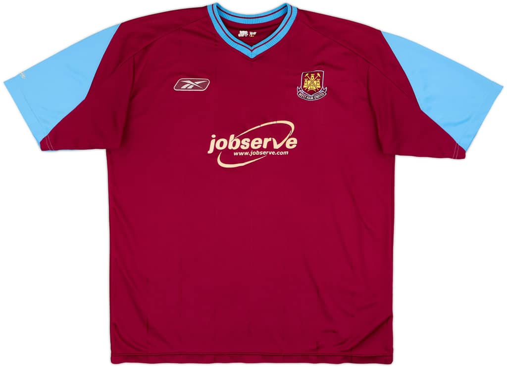 2003-05 West Ham Home Shirt - 6/10 - (XL)