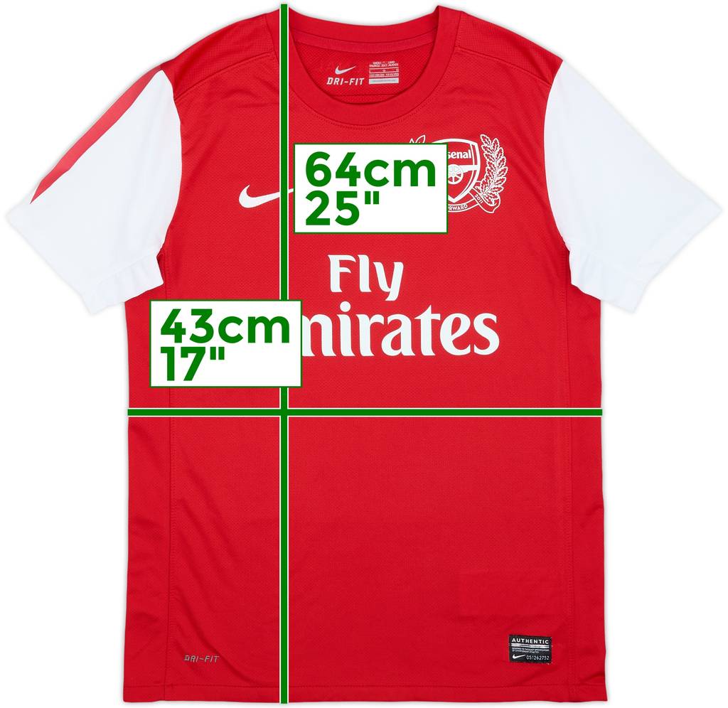 2011-12 Arsenal Home Shirt - 10/10 - (L.Boys)
