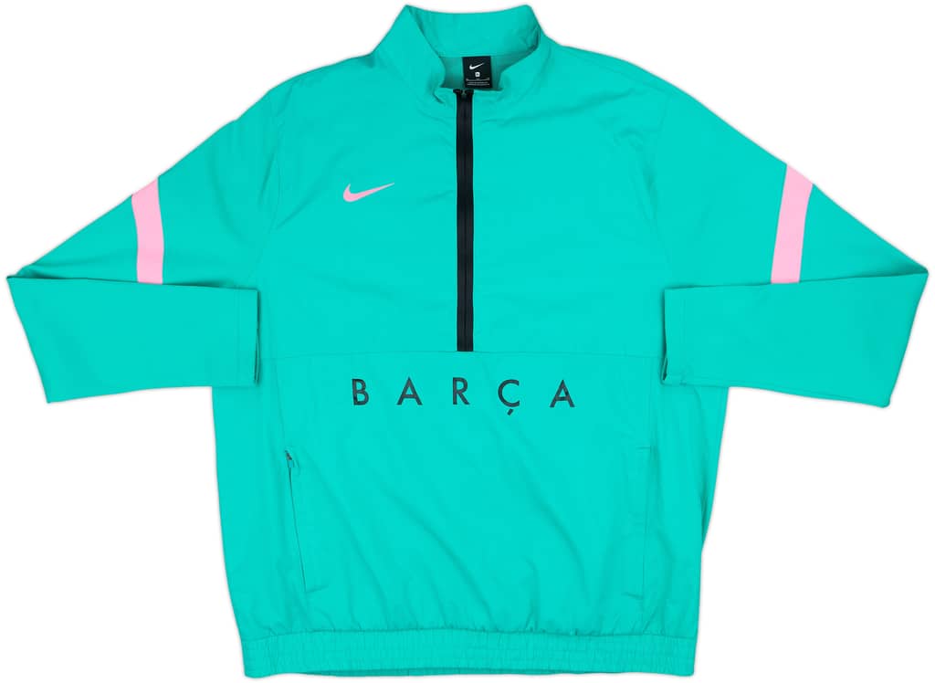 2020-21 Barcelona Nike 1/4 Zip Drill Top - 8/10 - (XL)