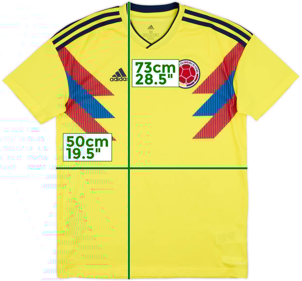 2018-19 Colombia Home Shirt - 8/10 - (M)