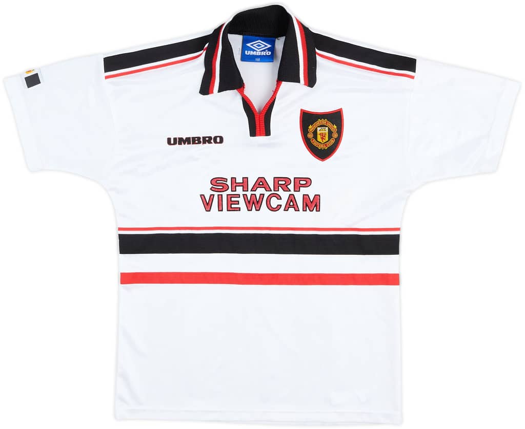 1997-99 Manchester United Away Shirt - 6/10 - (L.Boys)