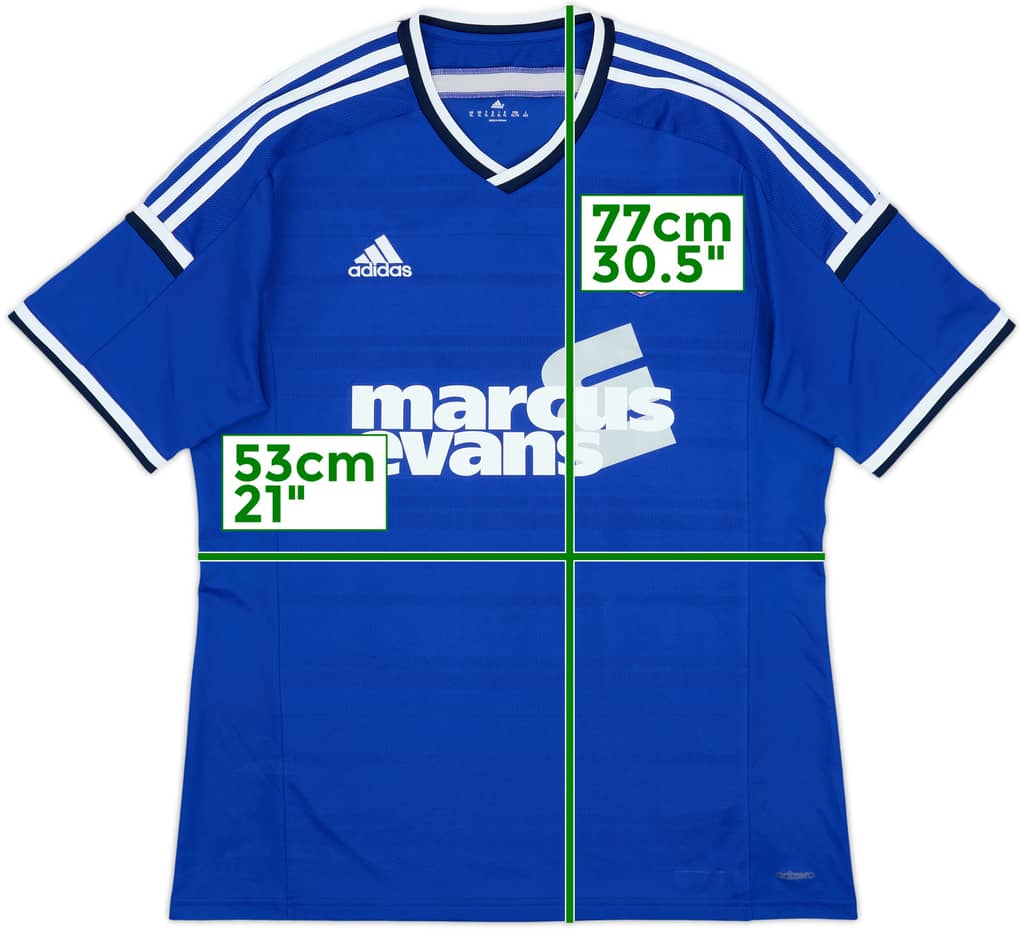2014-15 Ipswich Home Shirt - 8/10 - (XL)