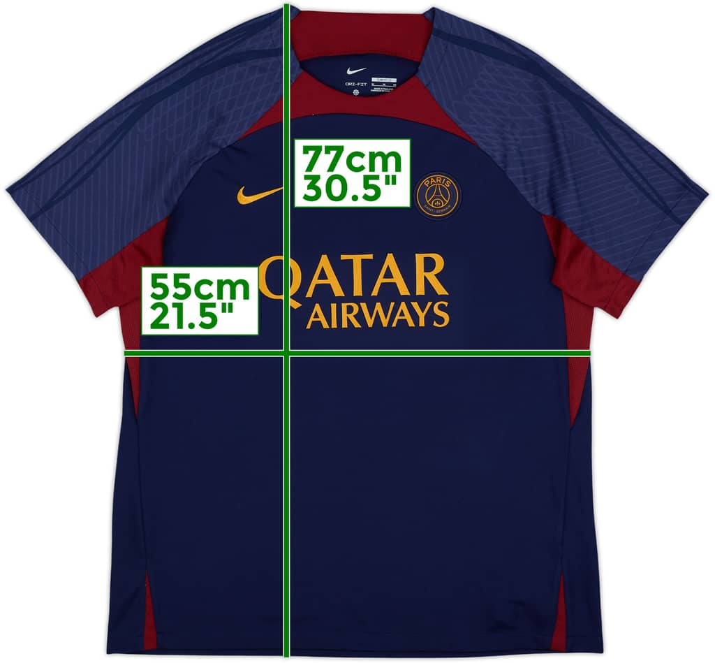 2023-24 Paris Saint-Germain Nike Training Shirt - 8/10 - (XL)