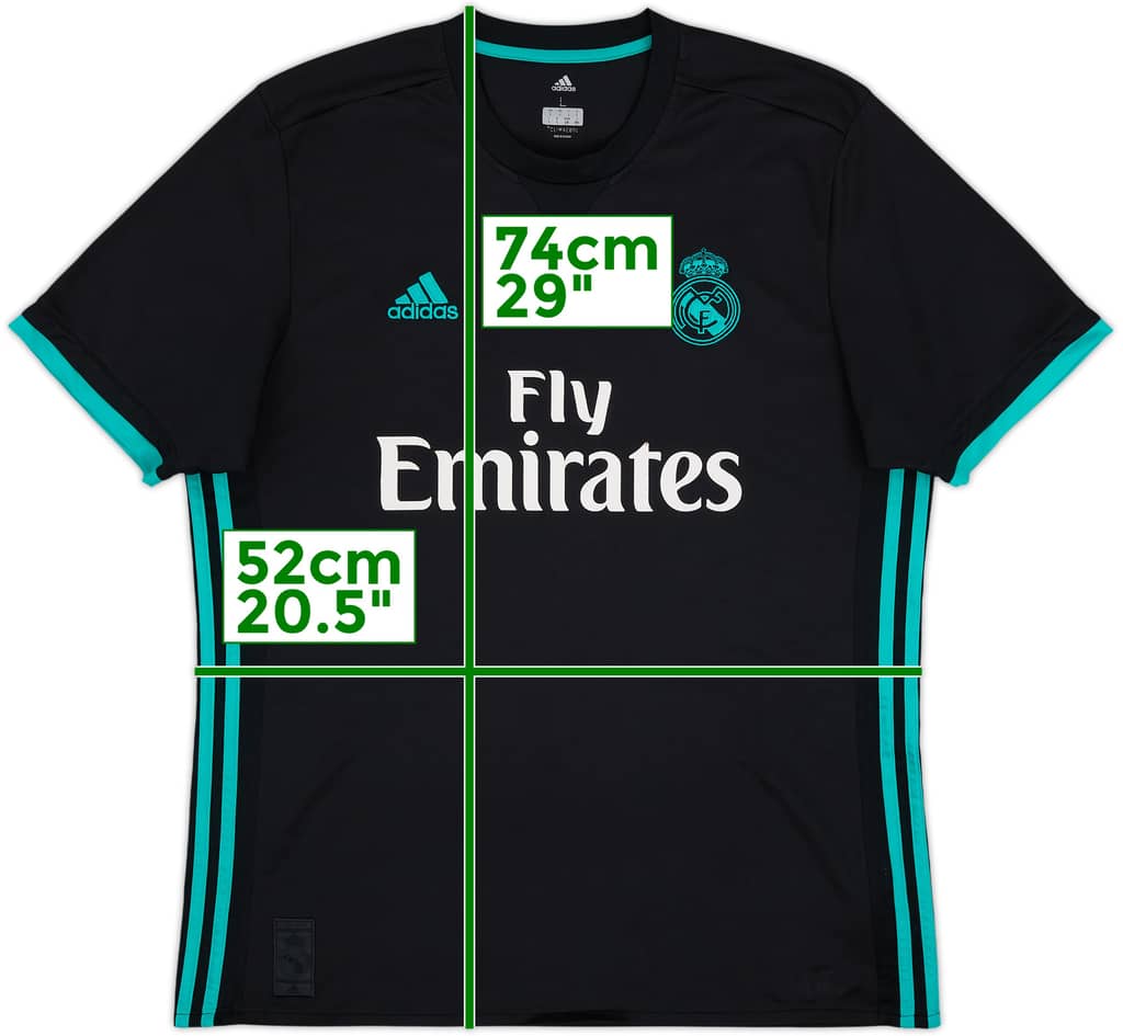2017-18 Real Madrid Away Shirt - 5/10 - (L)