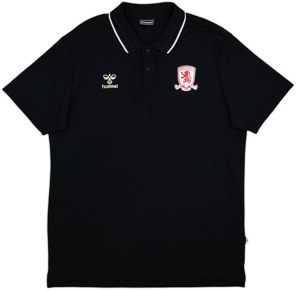 2018-19 Middlesbrough Hummel Polo Shirt - 8/10 - (XXL)