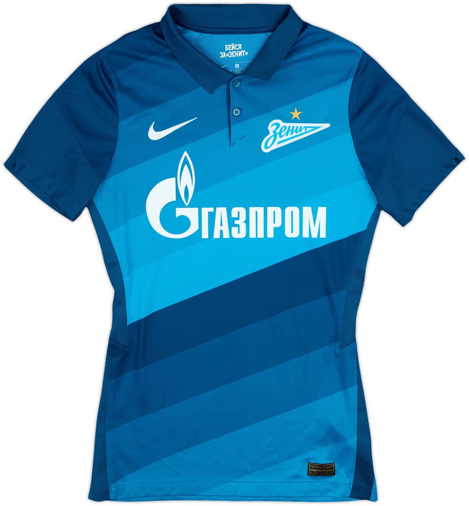 2020-21 Zenit St. Petersburg Player Issue Home Shirt - 8/10 - (S)