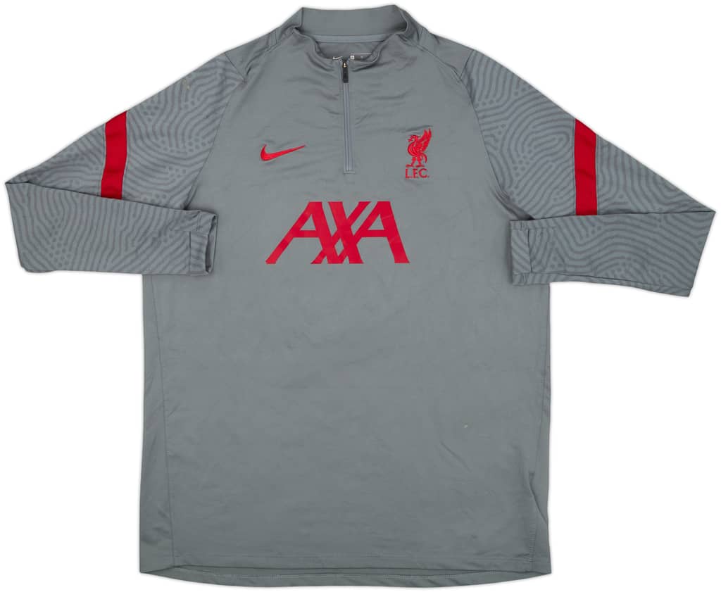 2020-21 Liverpool Nike 1/4 Zip Drill Top - 7/10 - (XL)