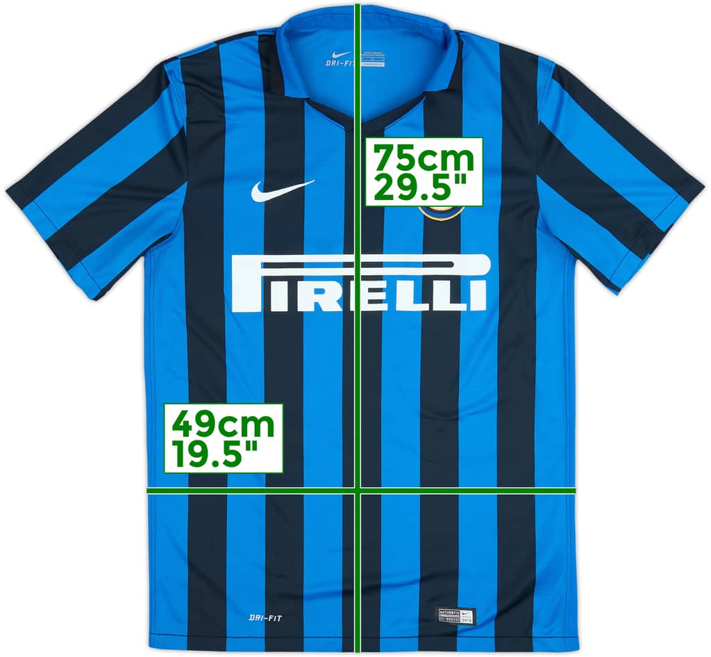 2015-16 Inter Milán Camiseta Local - 8/10 - (M)