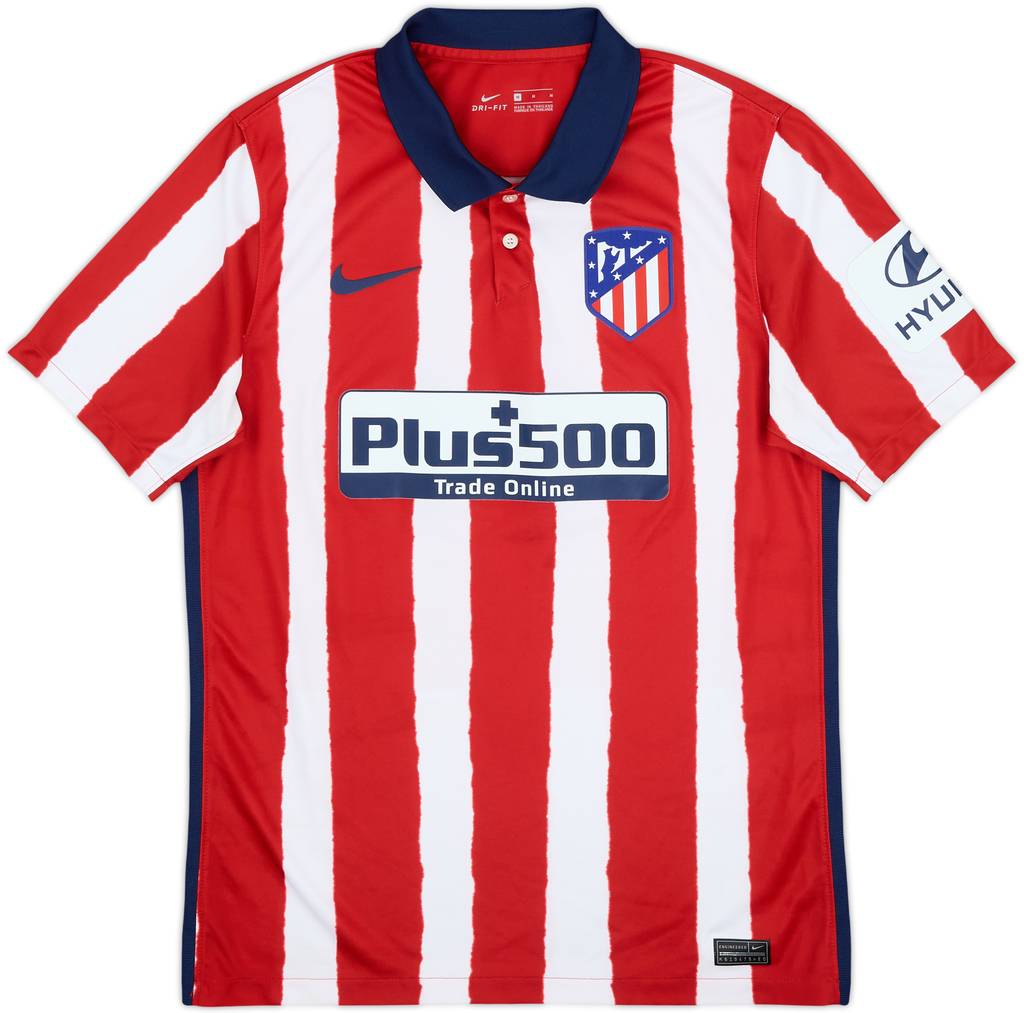 2020-21 Atletico Madrid Home Shirt - 8/10 - (M)