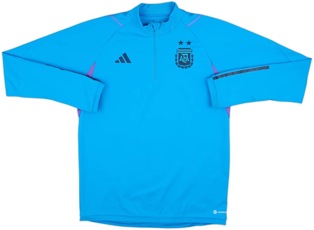 2022-23 Argentina adidas 1/4 Zip Training Top - 8/10 - (M)