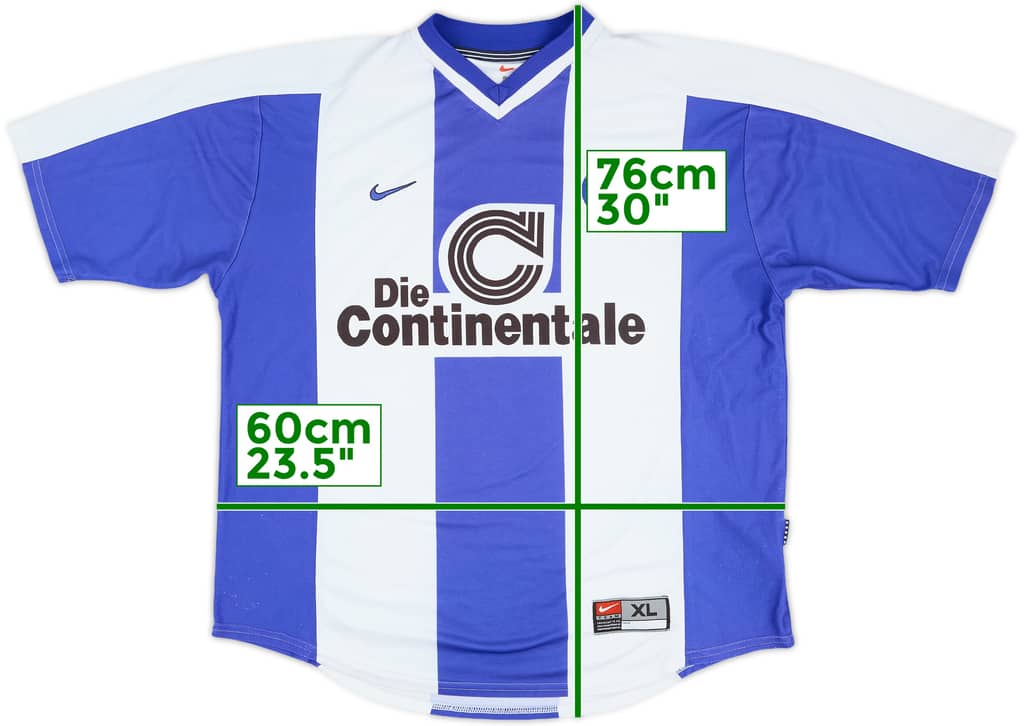 1999-00 Hertha Berlin Home Shirt - 8/10 - (XL)