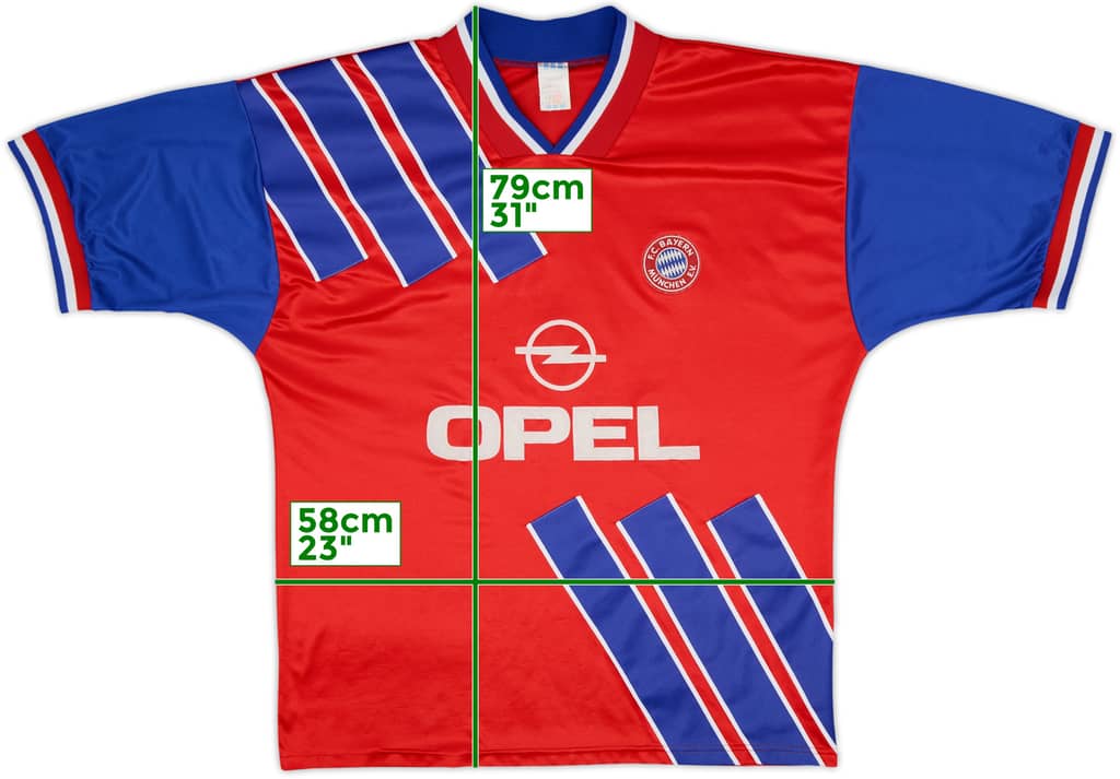1993-95 Bayern Munich Home Shirt - 8/10 - (XL)