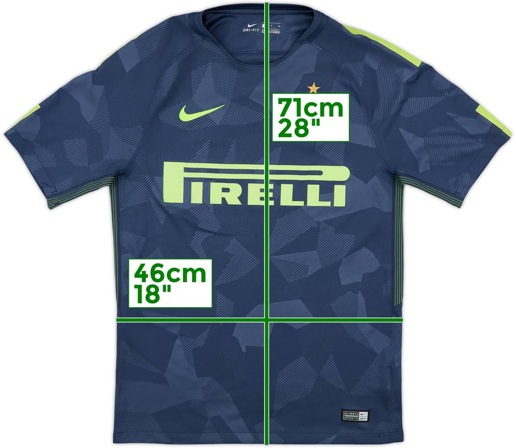 2017-18 Inter Milan Third Shirt - 8/10 - (S)