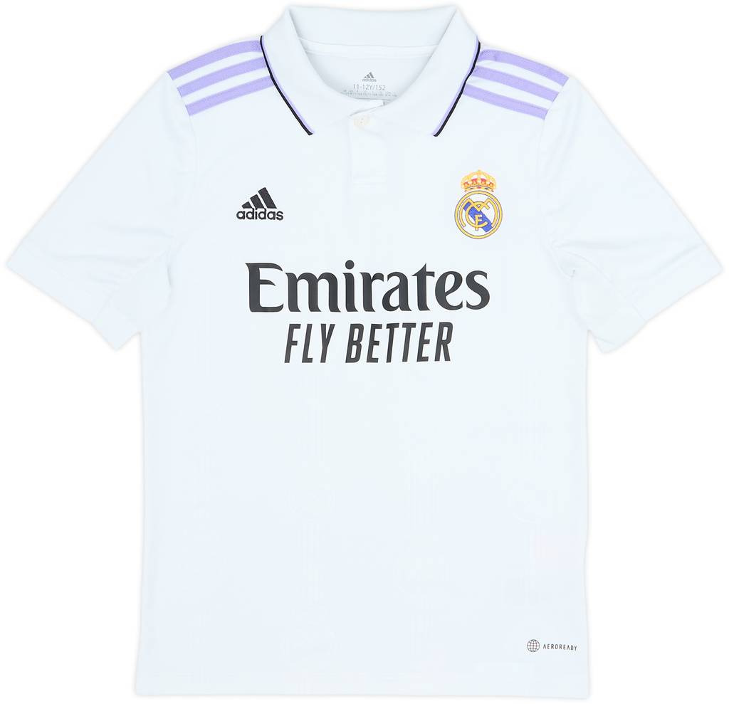 2022-23 Real Madrid Home Shirt - 8/10 - (M.Boys)