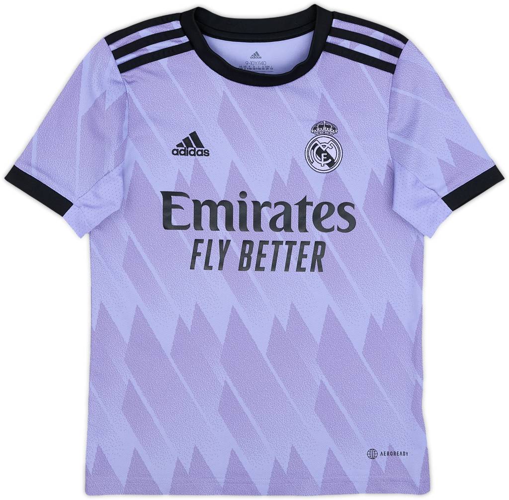 2022-23 Real Madrid Away Shirt - 8/10 - (S.Boys)