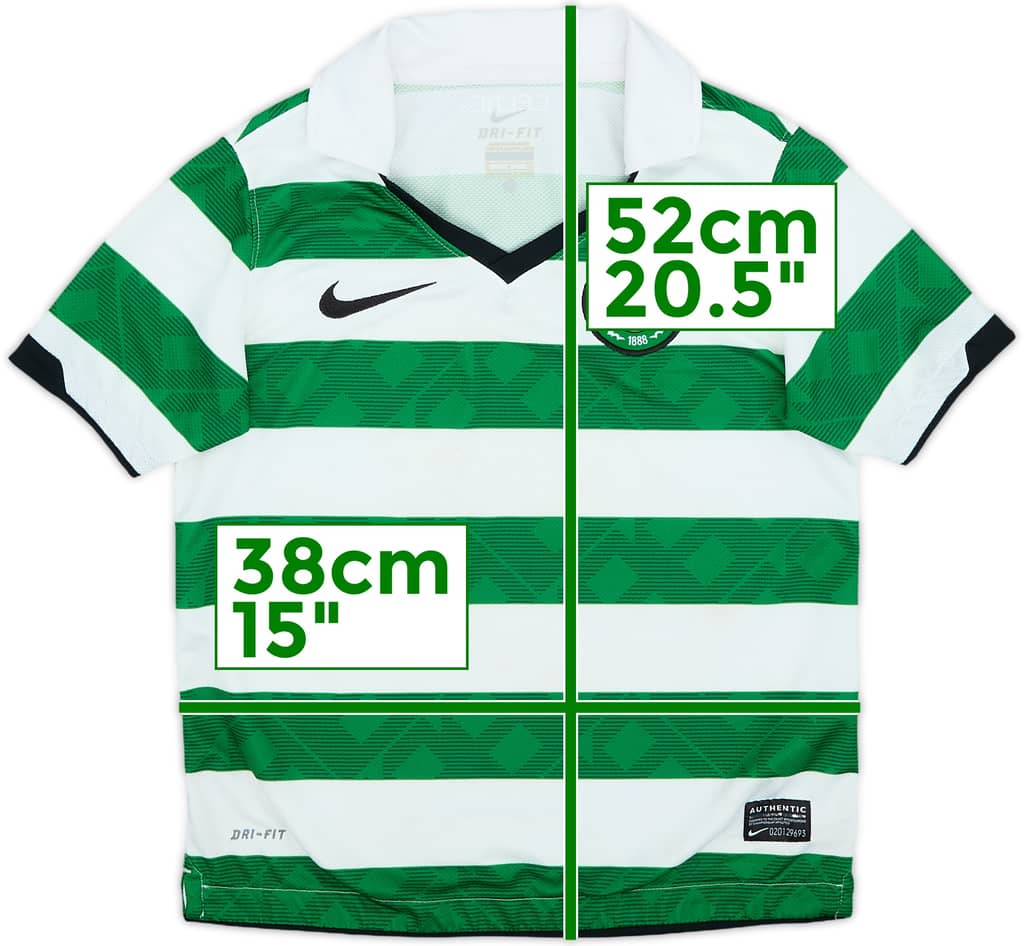 2010-12 Celtic Home Shirt - 7/10 - (S.Boys)