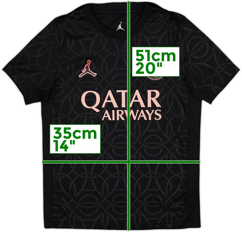 2024-25 Paris Saint-Germain Nike Jordan Training Shirt - 10/10 - (S.Boys)