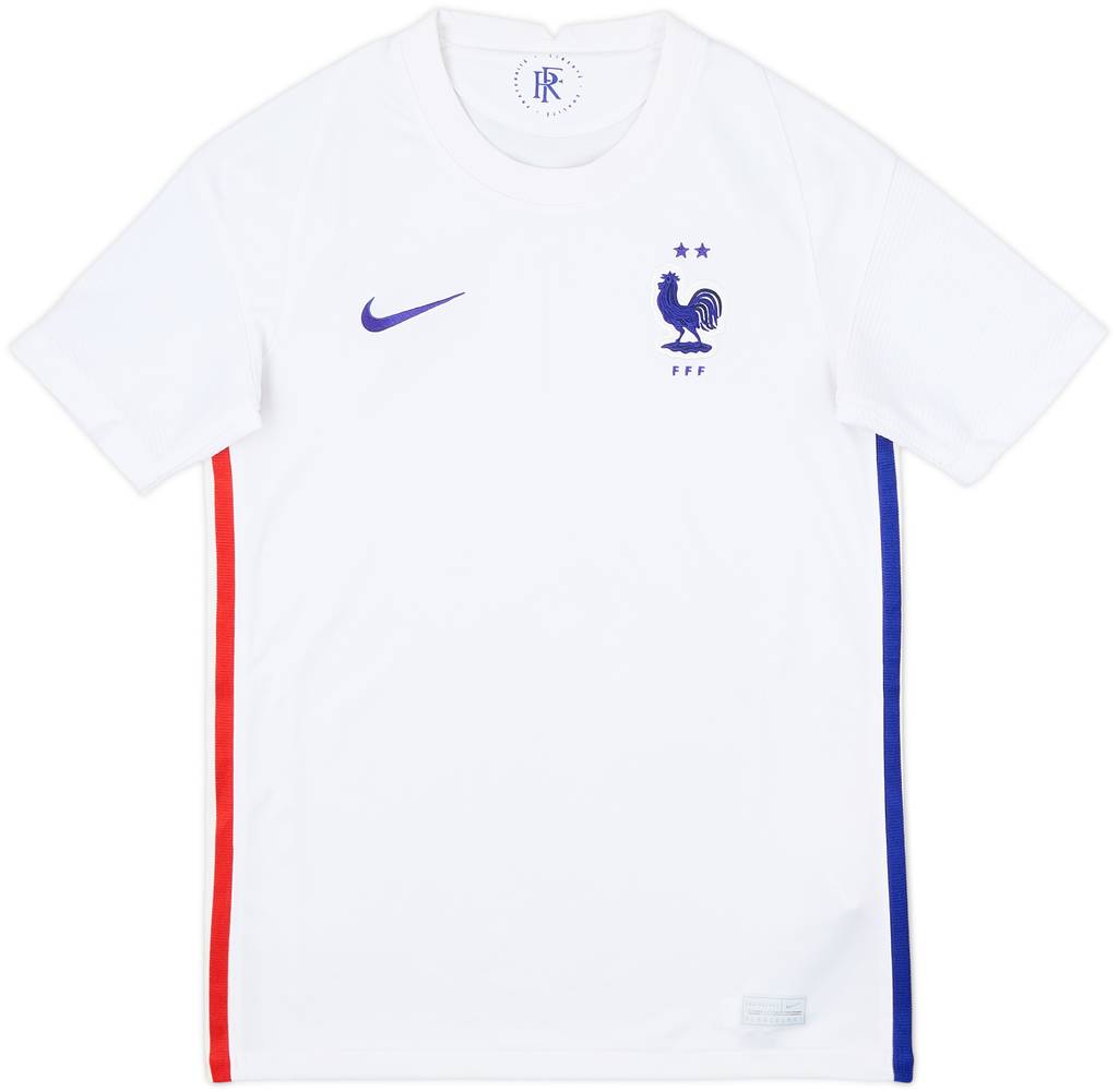 2020-21 France Away Shirt - 10/10 - (L.Boys)