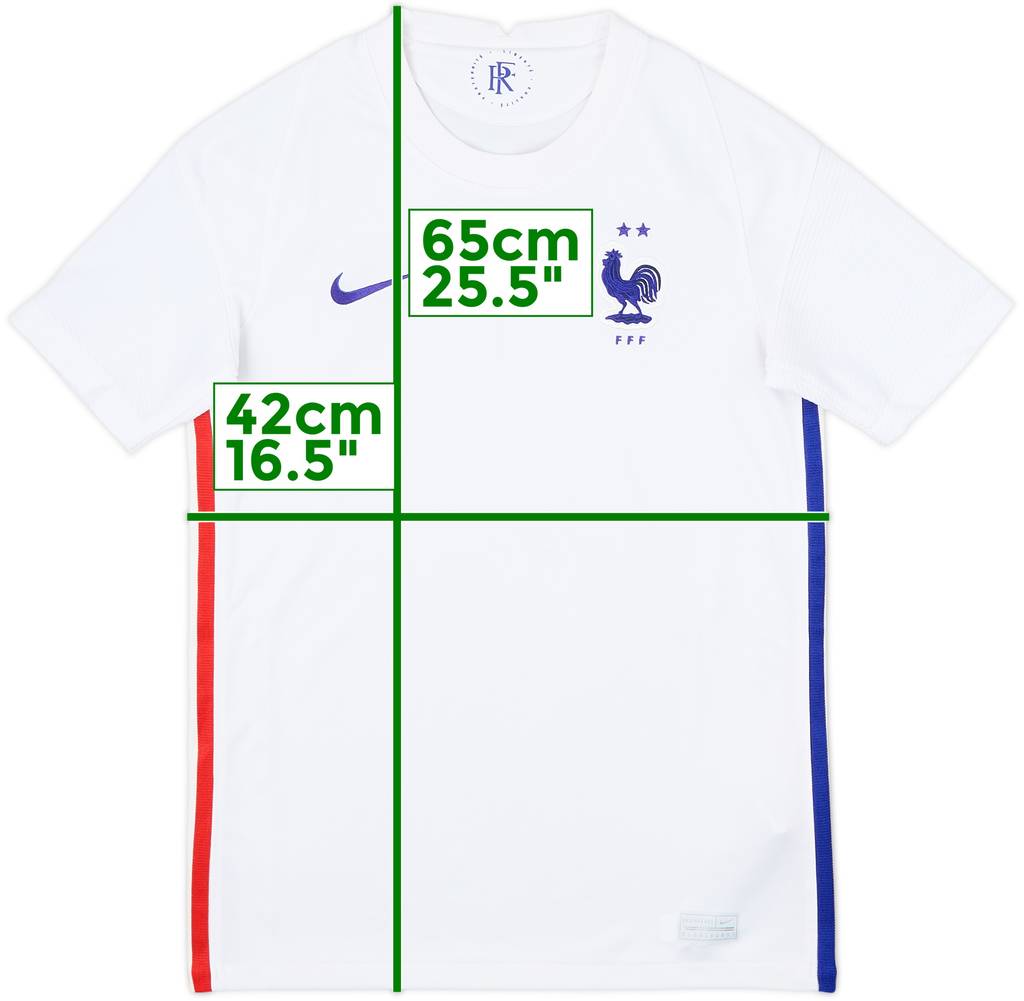 2020-21 France Away Shirt - 10/10 - (L.Boys)