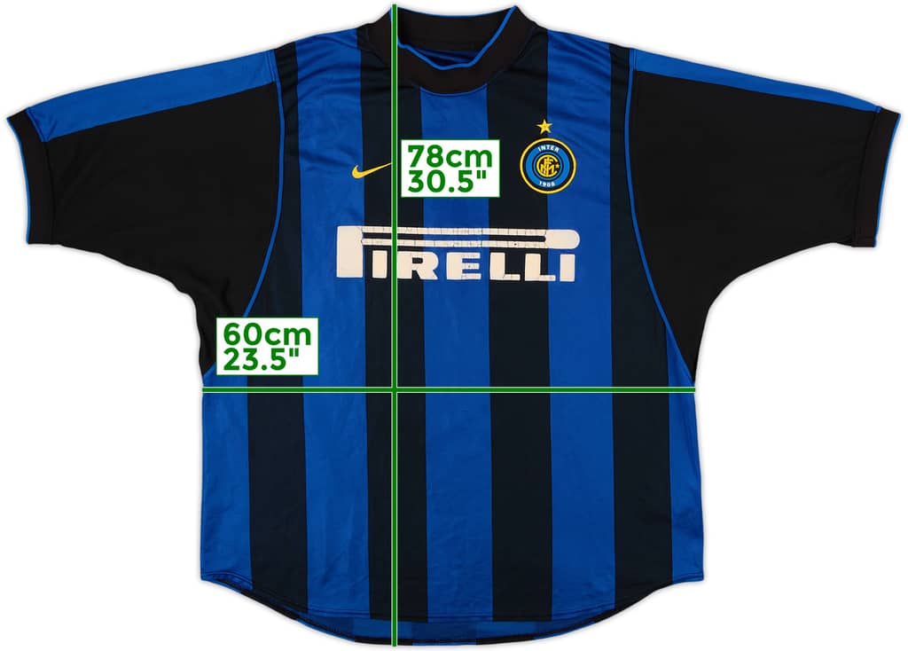 2000-01 Inter Milan Home Shirt - 5/10 - (XL)
