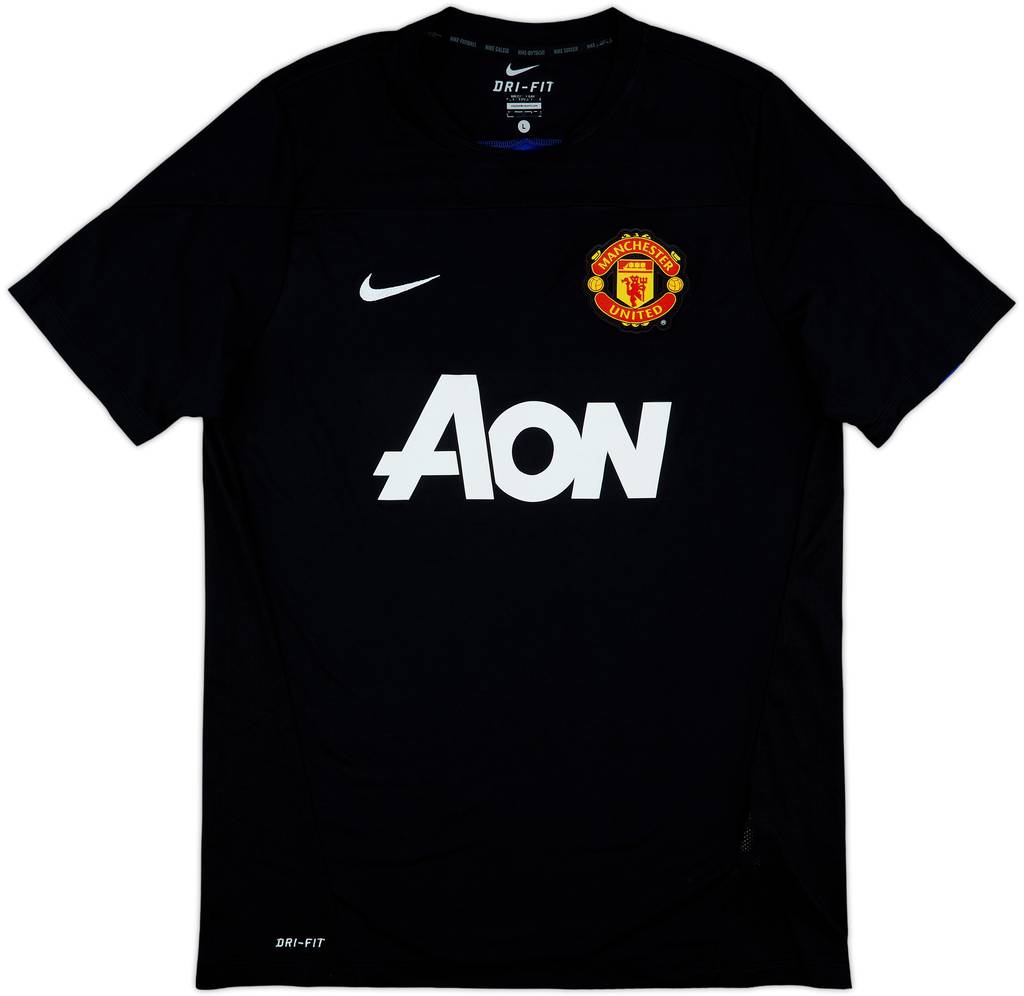 2013-14 Manchester United Nike Training Shirt - 8/10 - (L)