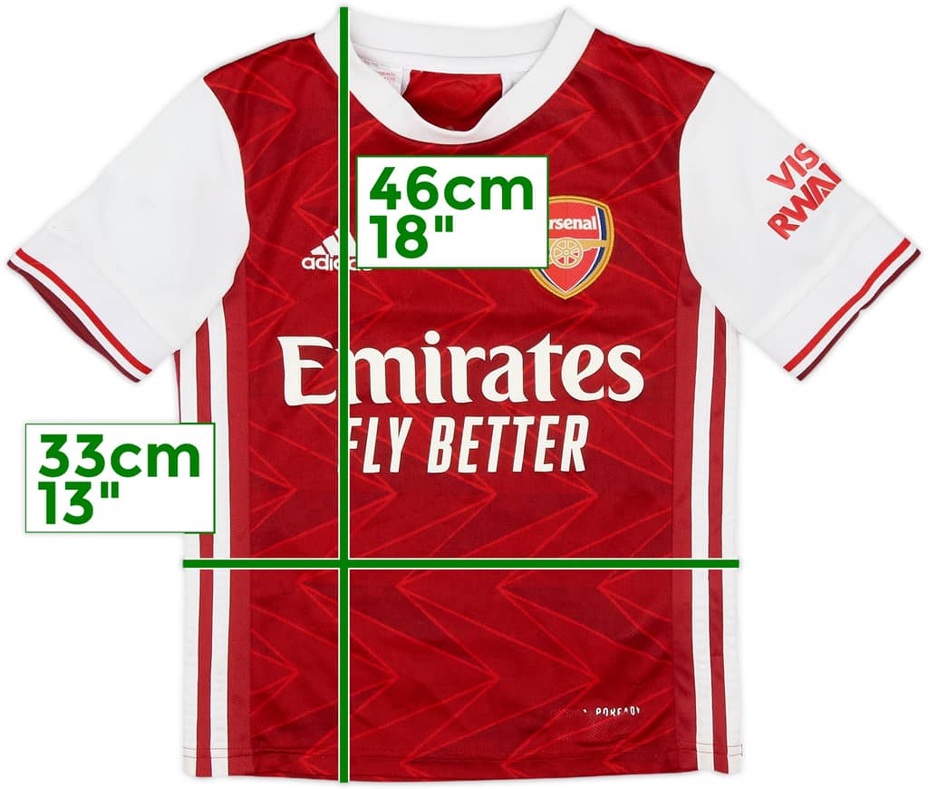 2020-21 Arsenal Home Shirt - 6/10 - (7-8 Years)