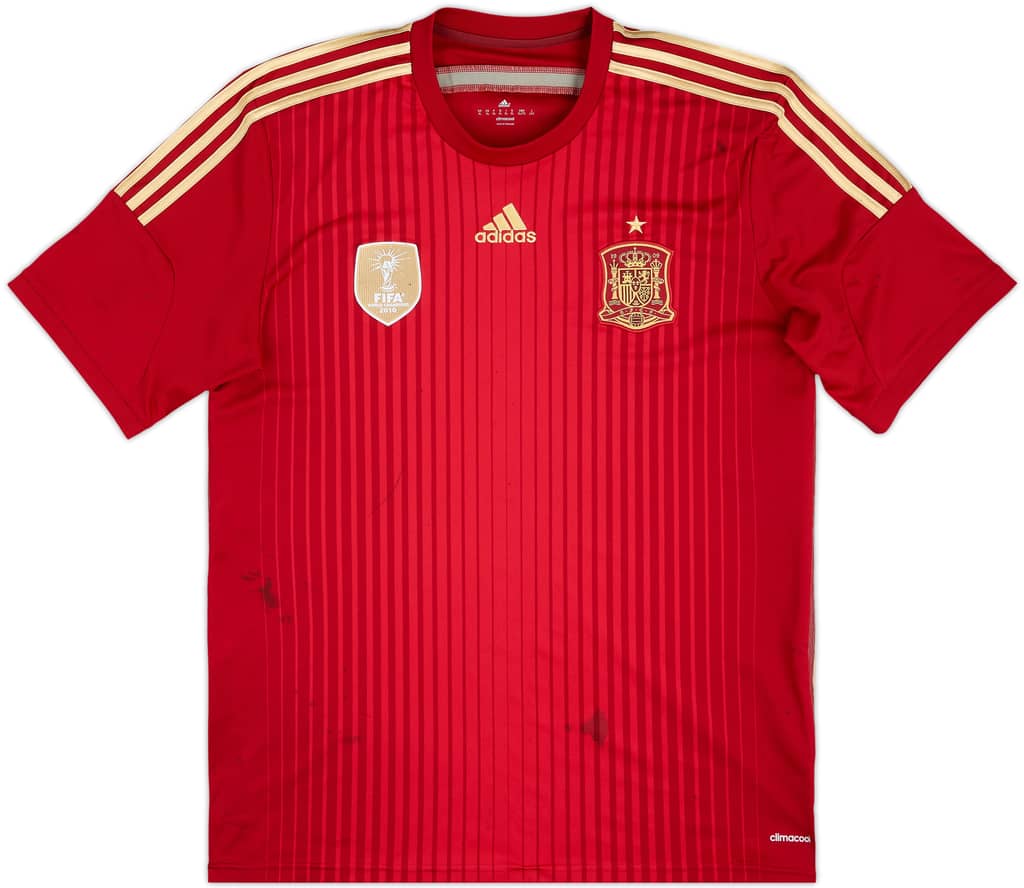 2013-15 Spain Home Shirt - 5/10 - (XL)
