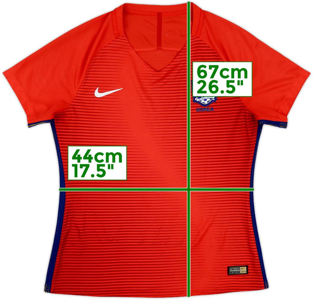 2016-18 South Korea Player Issue Home Shirt - 5/10 - (Women's XL)